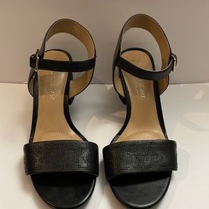 2 for $68 - Black leather Naturalizer Caitlyn Dress Sandal